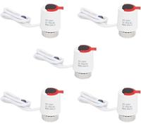 1/5 Pièces 230v Normalement Fermé Nc M28*1.5mm Actionneur Thermique Électrique pour Vanne De Radiateur Thermostatique De Chauffage par Le Sol, 5 Pieces-White