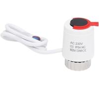 1/5 Pièces 230v Normalement Fermé Nc M28*1.5mm Actionneur Thermique Électrique pour Vanne De Radiateur Thermostatique De Chauffage par Le Sol, 1 Piece-White