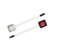 1/5 PIÈCES clavier à membrane 1 clé matrice commutateur à membrane couleur clavier conseil(1 key red,5pcs)