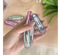 1/5 pièces Étui de rangement portable pour lentilles de contact, outil de retrait et d'insertion de lentilles de contact (Inserteur/Extracteur + Pince à bout souple), couleurs bonbon pour l'école 1 mo