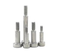 1/5 pièces M2M2.5M3M4M5M6M8M10M12 304 A2 en acier inoxydable, tête à six pans creux, roulement à rouleaux d'épaule, vis boulon à haute résistance(14mm,5pcs 2.5-M2)