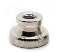 1-5 pièces M3 M4 M5 M6 M8 M10 plaqué GB806 DIN466B écrou moleté à double passage outil écrou de serrage manuel(M10 1pc)