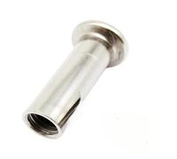 1/5 pièces M6 M8 M10 en acier inoxydable à tête hexagonale à six pans creux for meubles, connecteur de rivet, écrou à manchon d'insertion(1pc M6,Long 65mm)