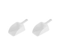 1/5 pièces machine à glace épaissie grande en plastique for magasin de thé au lait, pelle spéciale for aliments et riz pour bar, fête, buffet, cuisine(Medium 2pcs)