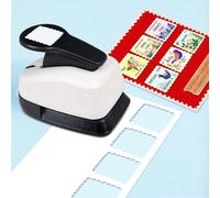 1,5 pouce (38 mm) Outil de poinçon creux en forme de tampon, motif carré creux en forme de tampon à la mode, convient pour l'artisanat de papier DIY, la confection de cartes, le scrapbooking, les étud