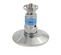 1.5" Tri Clamp Adjustable Pressure Relief Valve - SS304 Stainless Steel, 0.5-10 Bar For Homebrew Beer & Sanitary Systems(8bar)