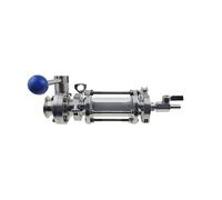 1.5"Tri Clamp Sight Glass Inline Stainless Steel Aeration Carbonation Stone ,With valve switch Beer device