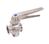 1.5" Tri-clamp Valve Stainless Steel Squeeze Trigger Handle 304 Stainless Steel Homebrew Beer Hardware YZWRWRMKTB