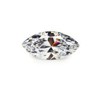 1,5 x 3-10 x 20 mm - Pierres en zircone cubique 5A - Pierres synthétiques pour la fabrication de bijoux, 2x4mm 50pcs, Zircone cubique
