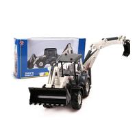 1:50 Alliage Abs Moule Sous Pression Pelle 4 Roues Chargeuse Bidirectionnelle Chariot Elevateur Bulldozer Tractopelle Modèle Camion Jouets Cadeaux Collection