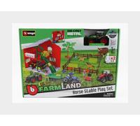 1:50 BURAGO Fendt Set Farm Horse Stable Play Vario 1050 2016 Green BU31682-GREEN