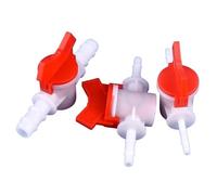 1 ~ 50 pcs 4 ~ 25 mm POM robinet à boisseau sphérique système d'irrigation goutte à goutte tuyau tuyau pagode joint pompe à air réservoir d'eau de jardin robinet tuyau valve tuyau (20-20 mm, 20 pièces