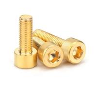 1-50 pièces boulons à tête hexagonale, fixations usinées avec précision standard en laiton M2-M10 DIN912 for l'assemblage de matériel mécanique industriel(30mm,M3 20pcs)