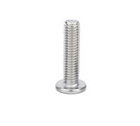1/50 pièces CM M1.6 M2 .5 M3 M4 M5 à M12 304 douille hexagonale en acier inoxydable Ultra mince Super bas plat vis tête de plaquette boulon(25mm,25pcs M3)