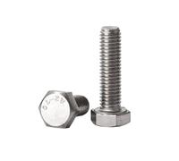 1-50 pièces M2/M2.5/M3/M4/M5/M6/M8/M10/M12/M14/M16/M18/M20 acier inoxydable 304 vis à tête hexagonale allongée, M10x55mm
