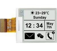 1.54 inch E-Paper Raw Display Panel V2 200x200 Resolution 3.3V E-Ink Electronic Paper Screen Without PCB with Embedded Controller Support Partial Refresh,Communicating Via SPI Interface