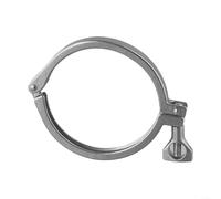 1 54 Pince sanitaire pour connexion rapide dans l'industrie alimentaire et pharmaceutique, acier SS304 poli (8,9 cm)