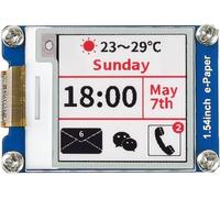 1.54Inch E-Paper Display Module(B) V2,200x200 Resolution 3.3v/5v E-Ink Electronic Screen with Embedded Controller,Red Black White Three-Color for Raspberry Pi/Jetson Nano/Arduino/STM32.[V859]