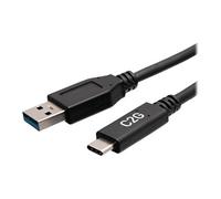 C2G Câble USB-C® 0,5 m (1,5 pied) mâle vers USB-A mâle - USB 3.2 Gen 1 (5 Gbits/s)