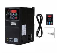 1.5KW Variateur de frequence 220V Entrée monophasée 220v Sortie triphasée 220 Variateur de fréquence Tableau de commande amovible modèle V3-215EE (avec câble d'extension de 1.5m)