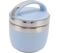 1.5L Vacuum Lunch Box 304 Stainless Steel Insulated Food Container Portable Bento Box for Student Office Worker Blue
