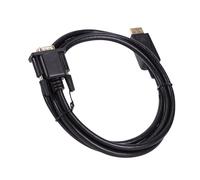1.5m, 1.8m, 3m Displayport vers VGA Câble Standard DP Displayport Mâle vers VGA Mâle Cordon pour PC Projecteur Pour Ordinateur Portable Moniteur