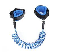 1,5M Anti-perdu Poignet Ceinture pour Enfant, Bracelet Anti Perte Enfant Avec Bandes Réfléchissantes, Laisse de Poignet pour Enfants Avec Serrure à Clé, Réglable Harnais de sécurité Enfant (Bleu)