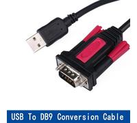 1.5M Black Câble de conversion USB vers RS232, ligne de conversion USB vers DB9, support de 1.5M, caisse enregistreuse, machine de point de vente MT-3001 Nipseyteko