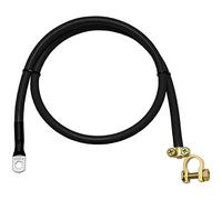 1,5m Câble de batterie Câble de terre 50mm² Noir CAR Câble d'alimentation Cosse tubulaire M8 + Terminal polaire 150cm
