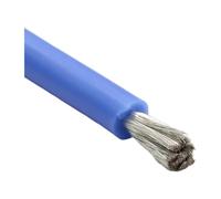 1/5M Câble en silicone flexible 26 24 22 20 18 16 14 12 10 8 6 4 2AWG Wire(Blue; 1 meter; 18AWG)