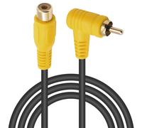 1.5M RCA Extension Cable-RCA Male to Female Gold Plated Connectors for Home Theater,Subwoofer,HDTV,Home Stereo System and DVD or Other Audio Connection Equipment