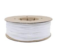 1/5M Self Closing Pet Expandable Braided Sleeve Self-Closed Flexible Insulated Hose Pipe Protect Auto Cable Sock Tube Wire Wrap(White,5mm,5m)