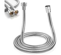 1.5M Tuyau De Douche,Flexible De Douche Universel,Flexible Douchette,Flexibles De Douche,Raccord Fileté Universel G1/2 pouces,avec Joints D'étanchéité, Adaptable à Toutes les Douchettes