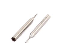1.5mm Coupe Dia 6mmJarret droit4 Flute HSSAL Fraise en bout Coupeur CNC Bit 2Pcs