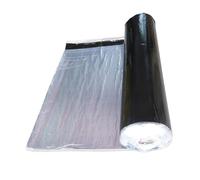 1.5mm Toit Ruban Bitumineux Autocollante Imperméable, 40cm Largeur Rouleau Bande Etancheite Toiture en Aluminium Bitume, Butyle Scotch Etanche Réparation pour Fuites de Toiture(1.5mmx20cmx3m)