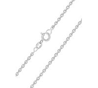 1.5MM Wide Extra Large/Length Sterling Silver Fine CABLE/Belcher Chain Anklet/Ankle Bracelet/Ankle Chain - 925 Sterling Silver - 10' 11' 12' Inch - Oval Links - Anklets for Women