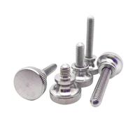 1/5pc M2 M2.5 M3 M4 M5 M6 M8 M10 DIN464 Stainless Steel Glass Curtain Wall Thumbscrew Adjust Bolt Hand Tighten Thumb Screw GB834(6mm,2pcs M2)
