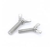 1-5pcs Bolt d'ailes Butfly Vis 304 Arec inoxydable M3 M4 M5 M6 M8 M10 Vis du pouce de la tête d'aile Din316(40mm,M8 2pcs)