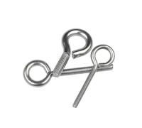 1-5pcs M3/M4/M5/M6/M8/M10 Boulons à oeil en acier inoxydable pour suspension de lampes et décorations, M8x50mm