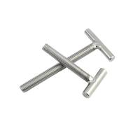 1-5pcs M4/M5/M6/M8/M10/M12/M14/M16 Goujon de soudure à tête en T en acier inoxydable pour accessoires de serrage, M16x55mm