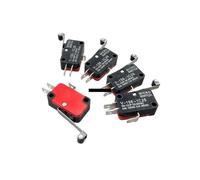 1/5PCS Microswitch Long Lever AC 250V 15A V-156-1C25 SPDT Roller Lever Switch NWPNLXEA(One Size)