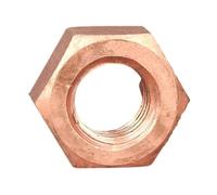 1-5pcs T2 Copper Hexagon Nut Red Copper Nut Conductive Nut Washer Locking Screw Cap Pure Copper Conduction M3 M4 M5 M6 M8 M10 M12 M16~M27(M22 (1Pcs))