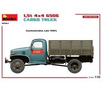 1,5t 4x4 G506 Cargo Camion 1:3 5 Plastique Model Kit Miniart