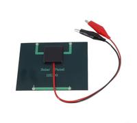 1.5W 12V Polycrystalline Solar Panel Clip Portable | High efficiency polycrystalline silicon, converts sunlight to quickly, pour ideal for small devices