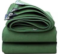 1.5x2m 2x2m 2x3m 3x4m 5x6m Bâche Verte Imperméable Robuste avec Coins Renforcés en Caoutchouc Toile Bâche Imperméable à La Pluie Mobilier D’extérieur Tapis De Sol, 2x4m(6.5ftx13.1ft)