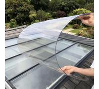 1.5x4m Feuilles de Serres en Transparente,1,2mm Feuille de Polycarbonate Plaque,Panneau Durable PC,Anti-UV,Facile à Découper pour Serre Jardin Le Toit du Pavillon de la Cour Serre et Enclos