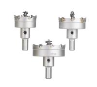 1/6/10/13 pièces TCT scie cloche 16-65mm carbure de tungstène forets Cutter for plaque d'acier inoxydable fer métal forage coupe trou perceuse(13pcs Set)