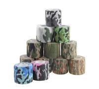 1/6/10 pièces 5*450cm Camouflage élastique pansement chasse déguisement élastoplast Wrap bande auto-adhésive sport protecteur bras pansement Style 17-5cm