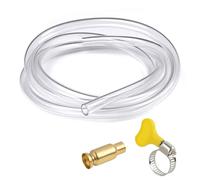1.6 M Tuyau Siphon Pompe Manuelle, Longue Pompe Siphon Carburant, Tuyau Siphon Essence Auto-Amorçante, Main Essence pour Carburant, Diesel, Eau, Carburant pour Auto, Aquarium, Jardin, Liquide