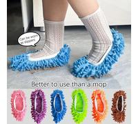 1/6 paires Chaussettes-balais réutilisables antidérapantes pour le nettoyage des sols, chaussettes invisibles, chaussettes unisexes à tige courte, idéales pour le nettoyage des sols et le port intérie